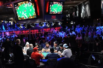 Il tavolo finale a dieci giocatori del Main Event 2010
