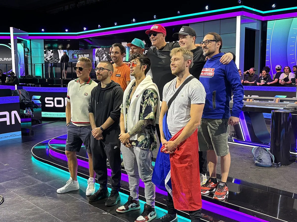 Il tavolo finale delle World Series of Poker 2026