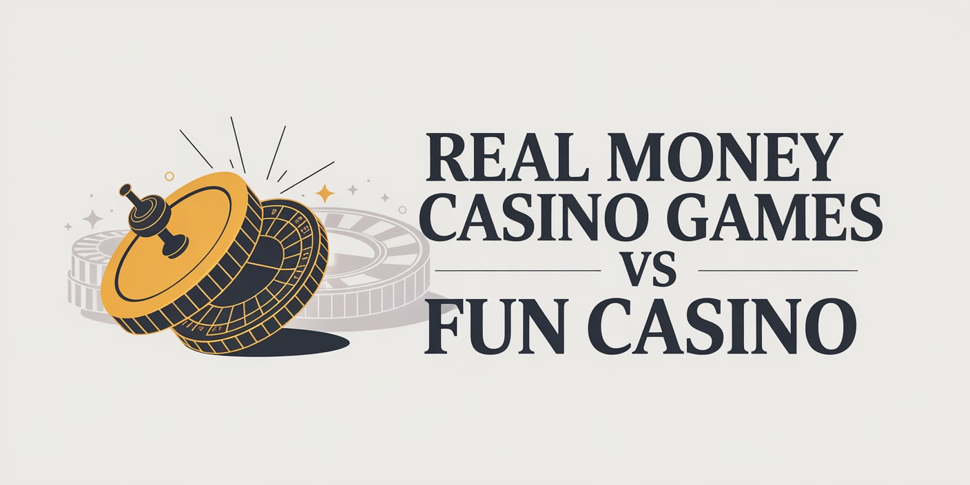 Real Money Casino Games vs Fun Casino